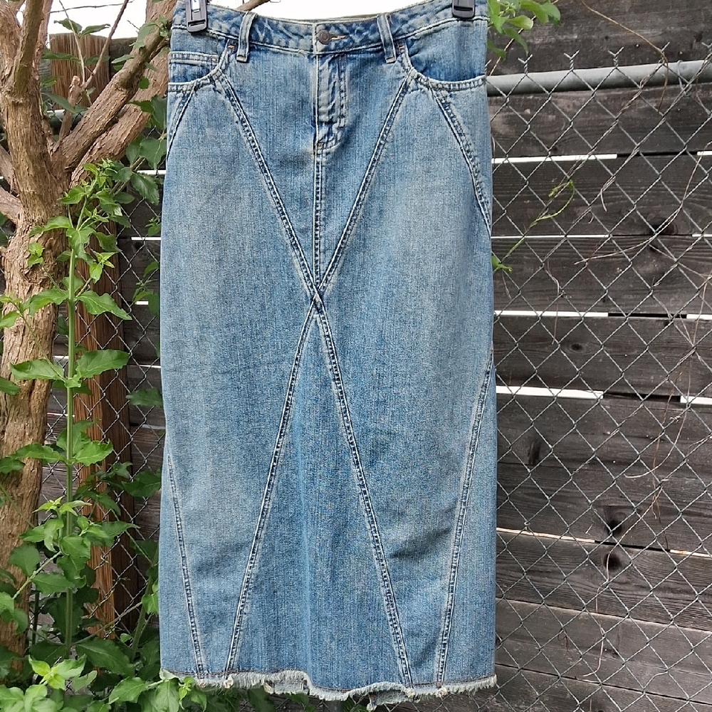 American Eagle Outfitters Denim Maxi Skirt